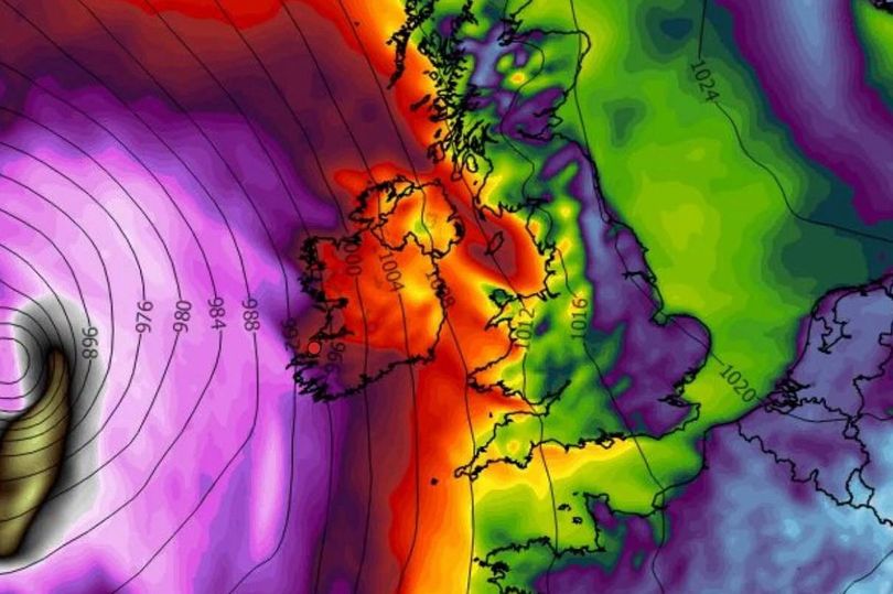 Ireland weather expert pinpoints 'Atlantic storm' path as yellow ...