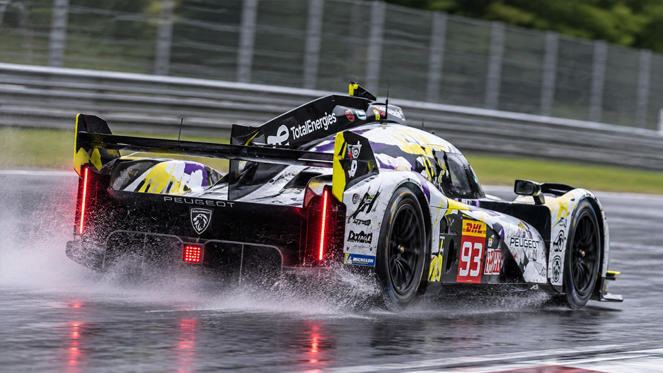 Peugeot hypercar unleashes relentless V6 racing sound