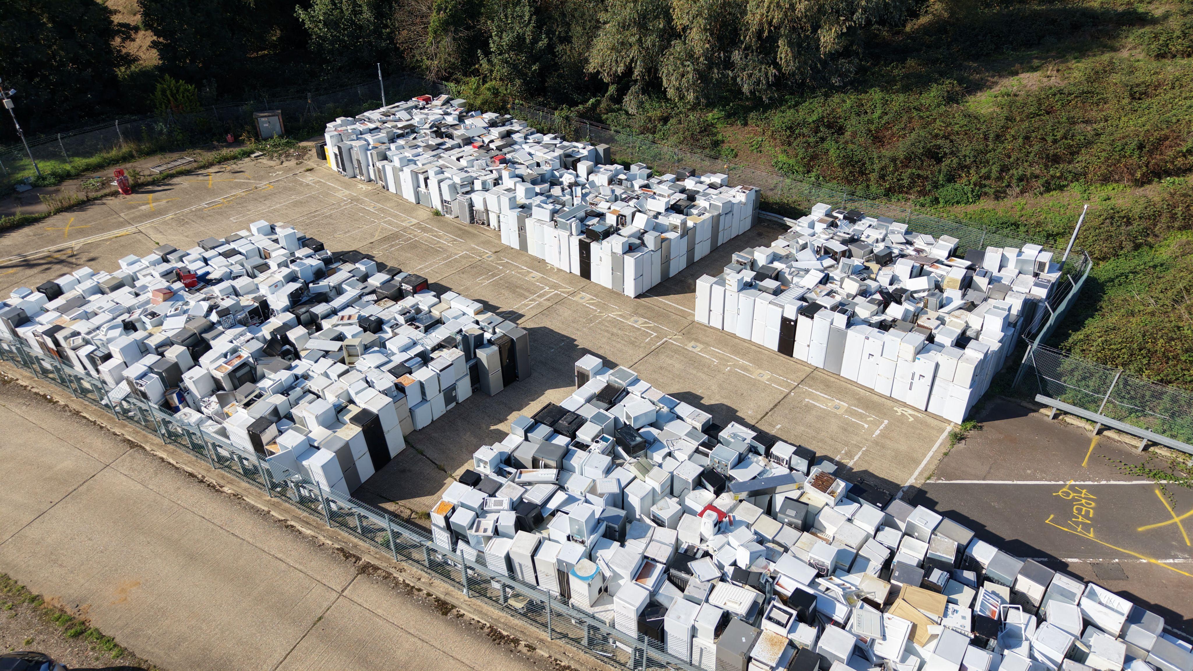 Why are 3,000 fridges piling up in North Norfolk?