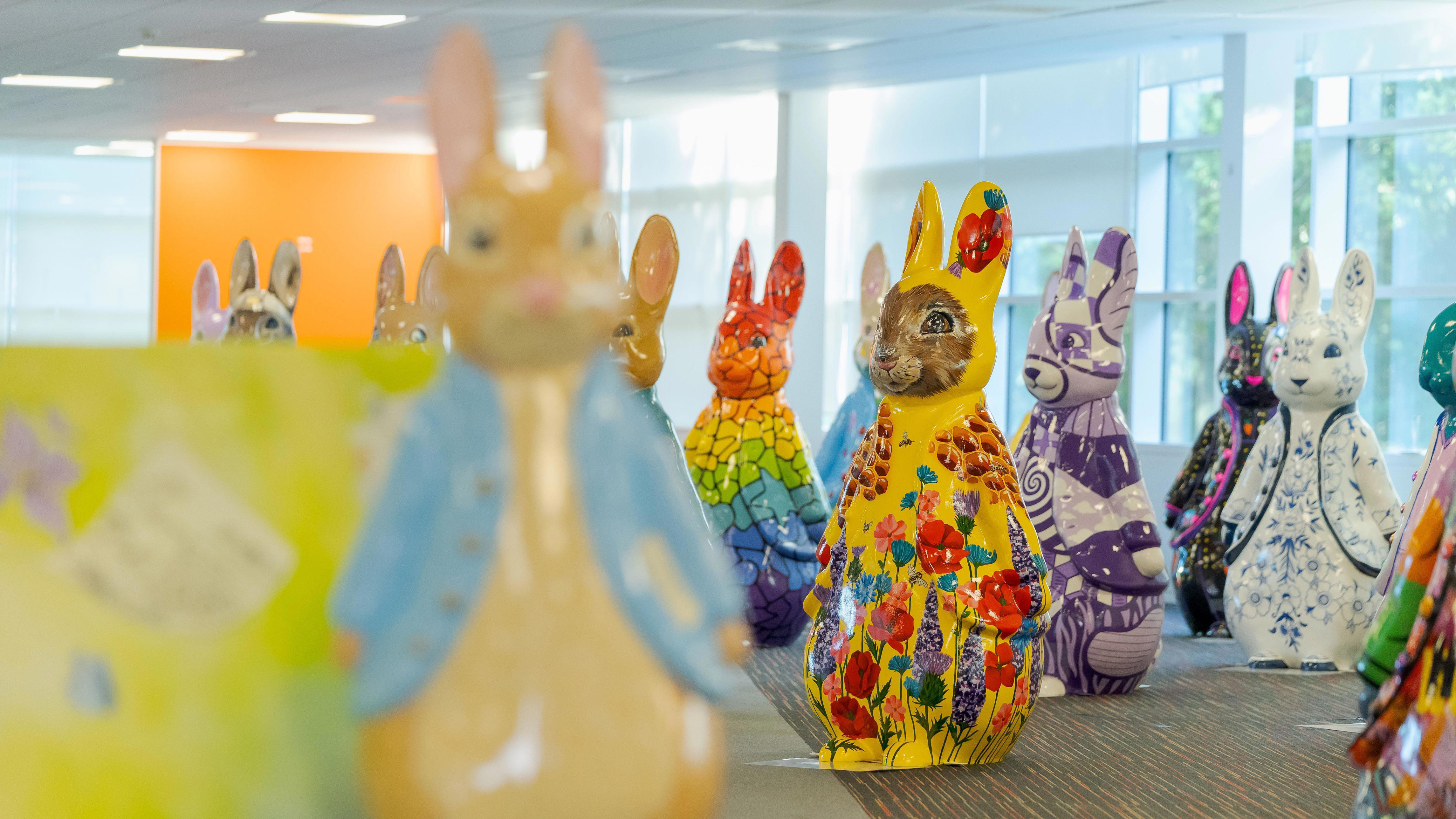 Peter Rabbit trail sculptures to be auctioned off