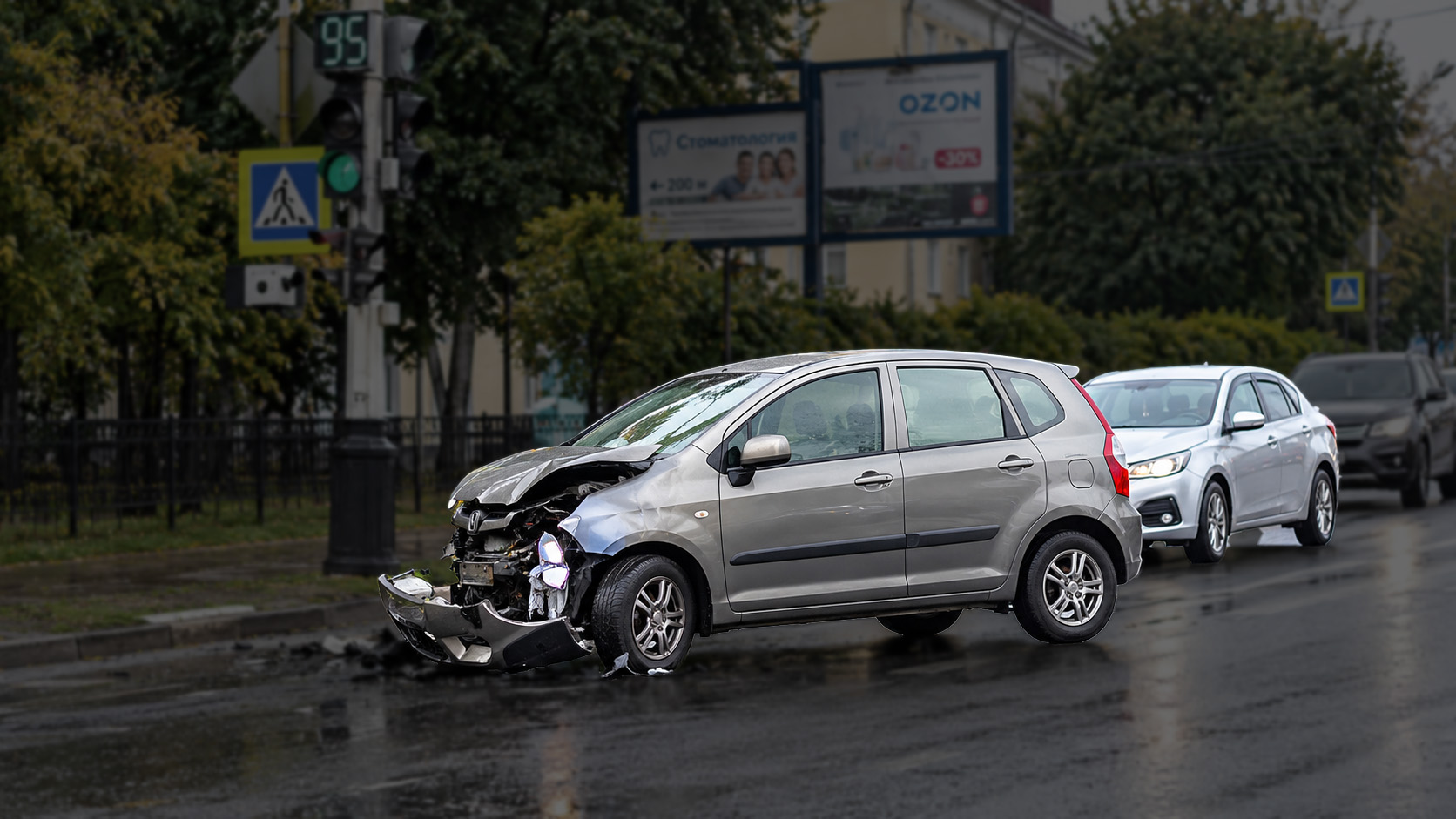 Crash caught on camera