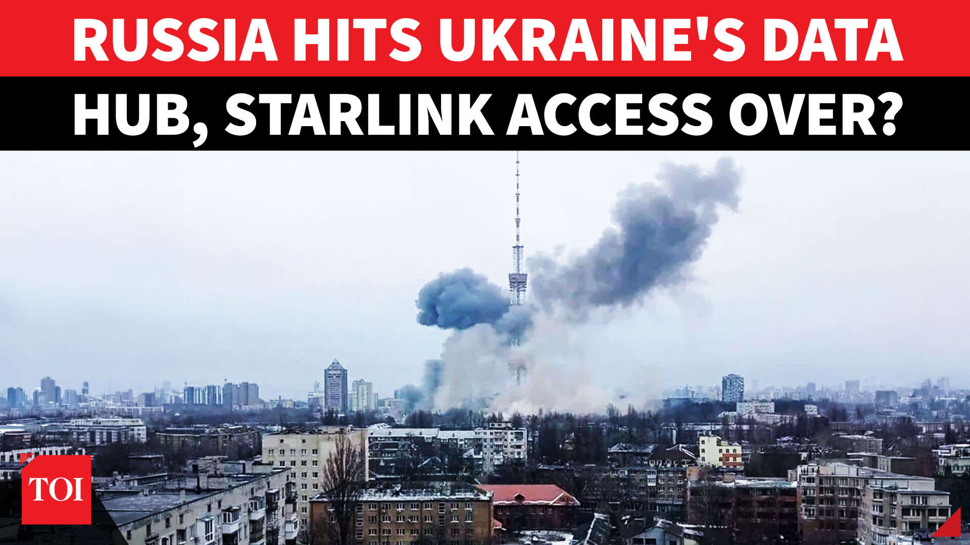 Kyiv Data Hub under fire: Did Russia just strike at Ukraine's STARLINK ...
