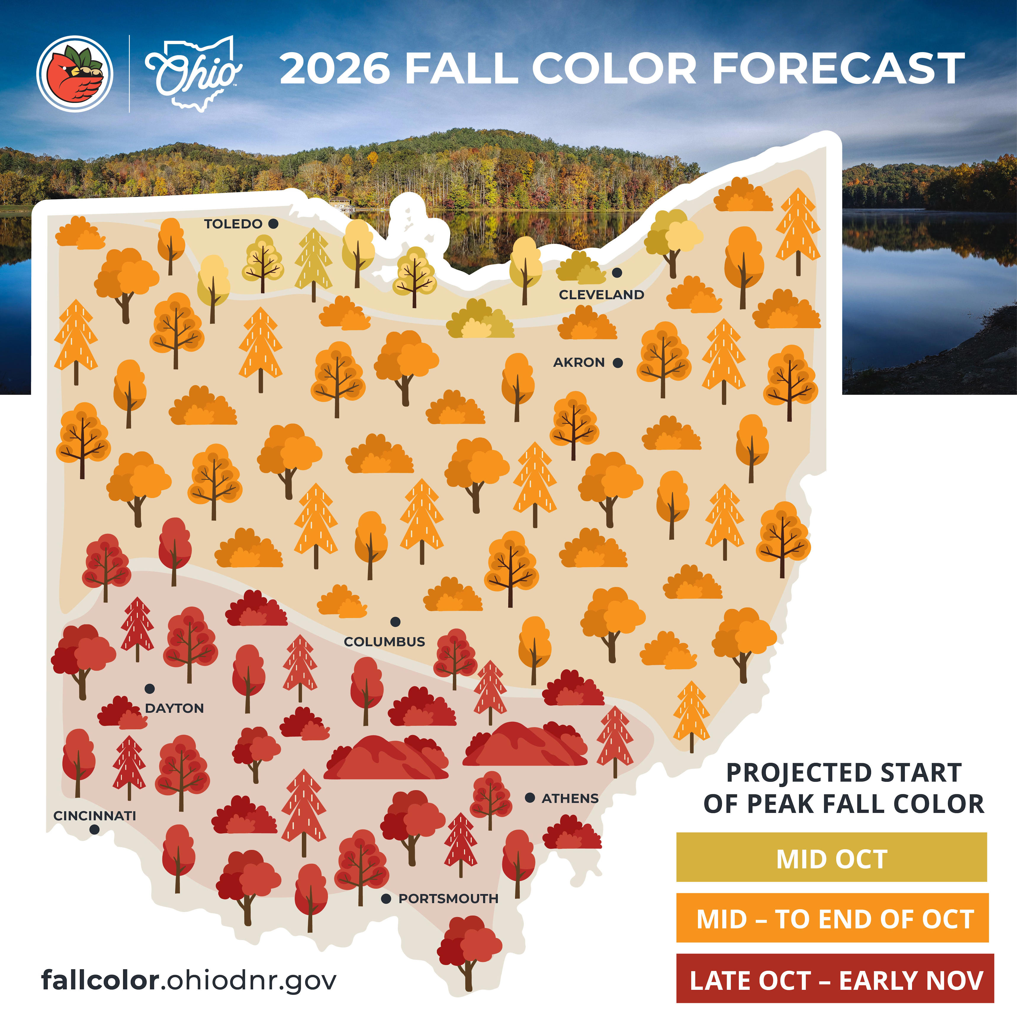 2 reasons ODNR predicts great fall colors in Ohio
