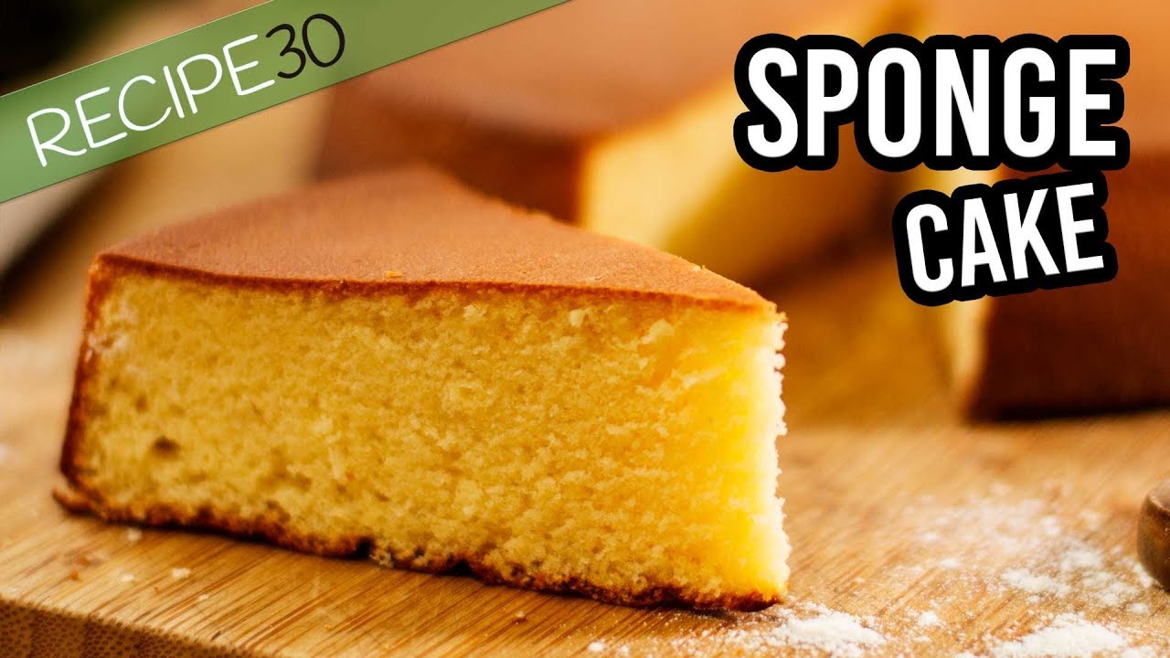 No baking powder genoise: 4 basics 🍰