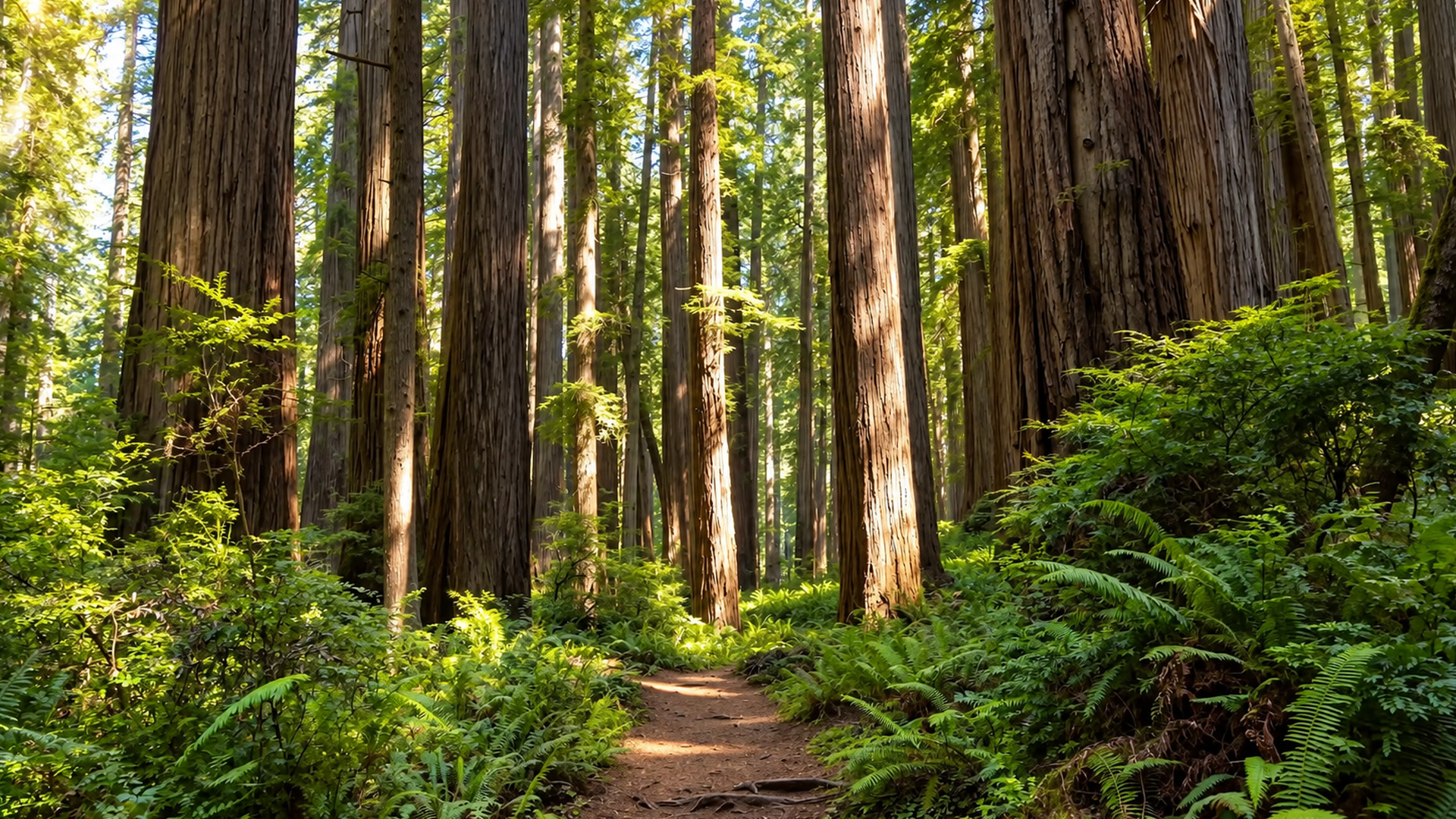 Redwood National Park Boy Scout Tree Trail hike (4K)