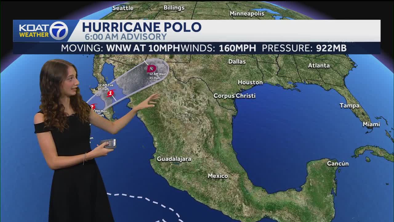 Hurricane Polo still on track to bring heavy rain and possible flooding ...