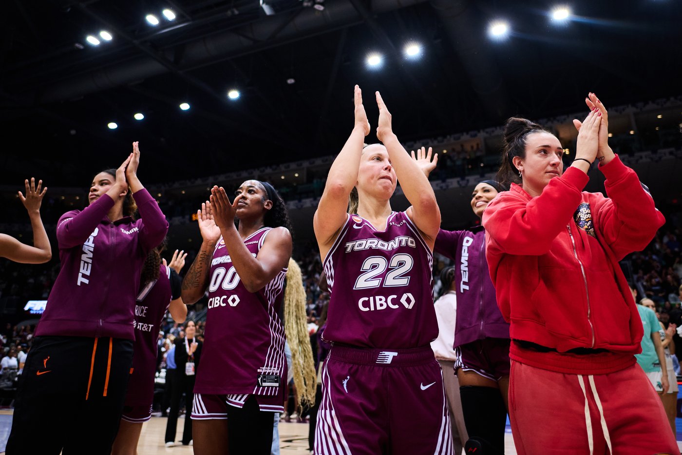 Injuries derail Toronto Tempo's first WNBA season but players stay upbeat
