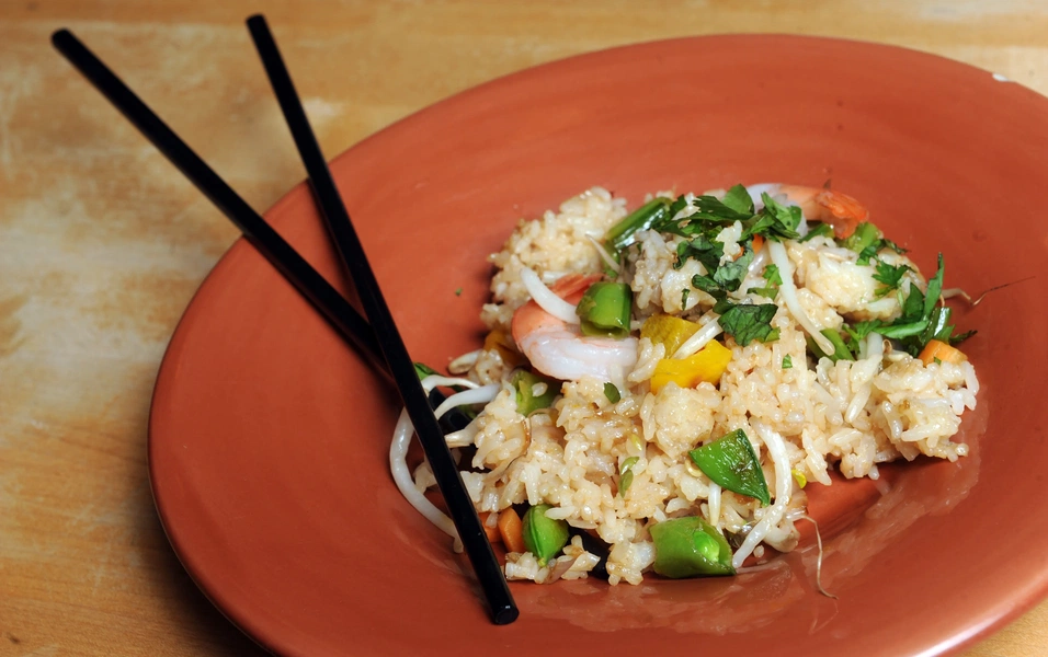 Frozen fried rice done right every time