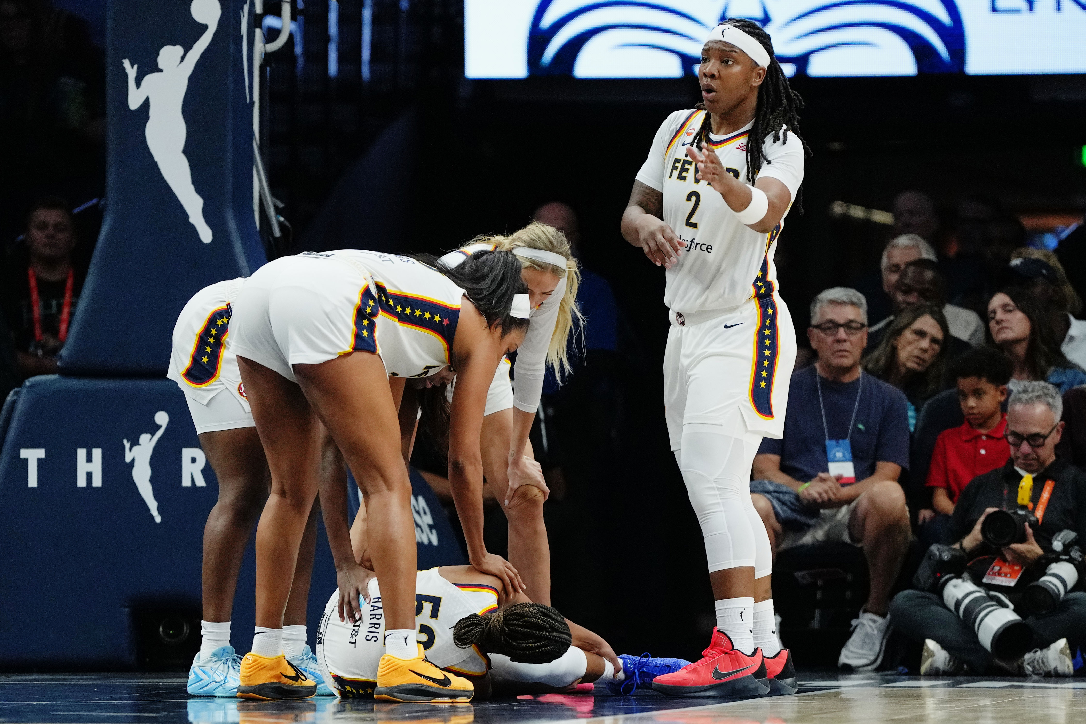 Fever announces backup guard Ty Harris will miss the WNBA playoffs ...