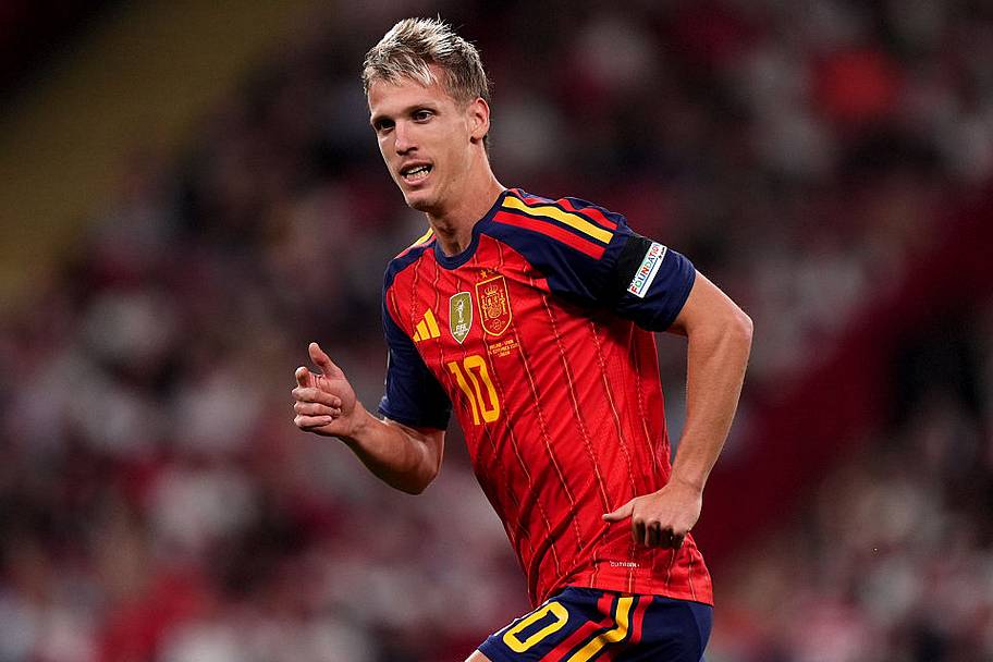 Dani Olmo impresionado. | Mike Egerton/PA Images/Getty Images