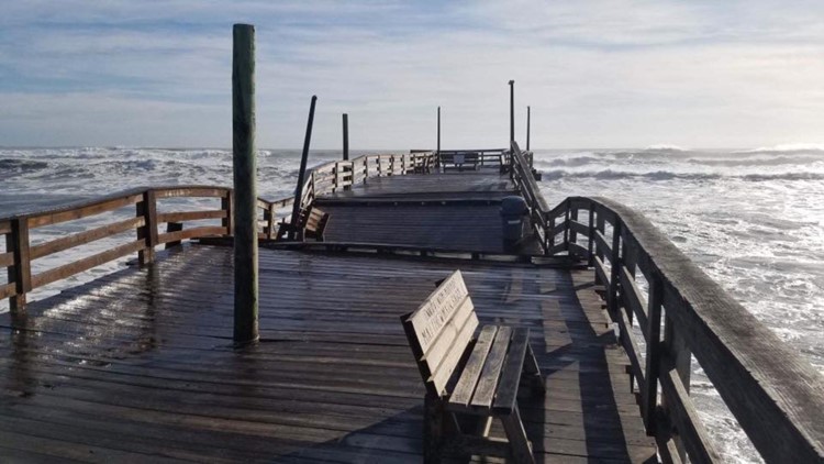 Avon Fishing Pier closes after overnight damage