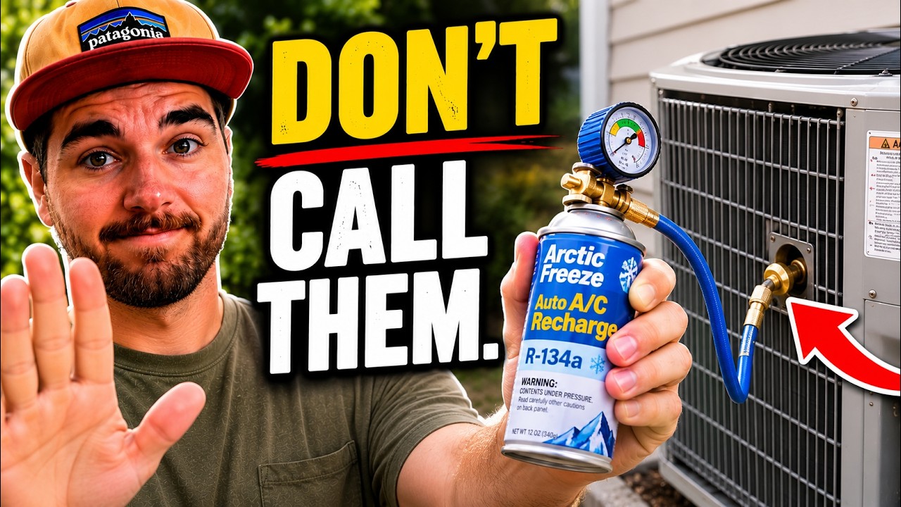 You don't need an HVAC company to recharge your home AC
