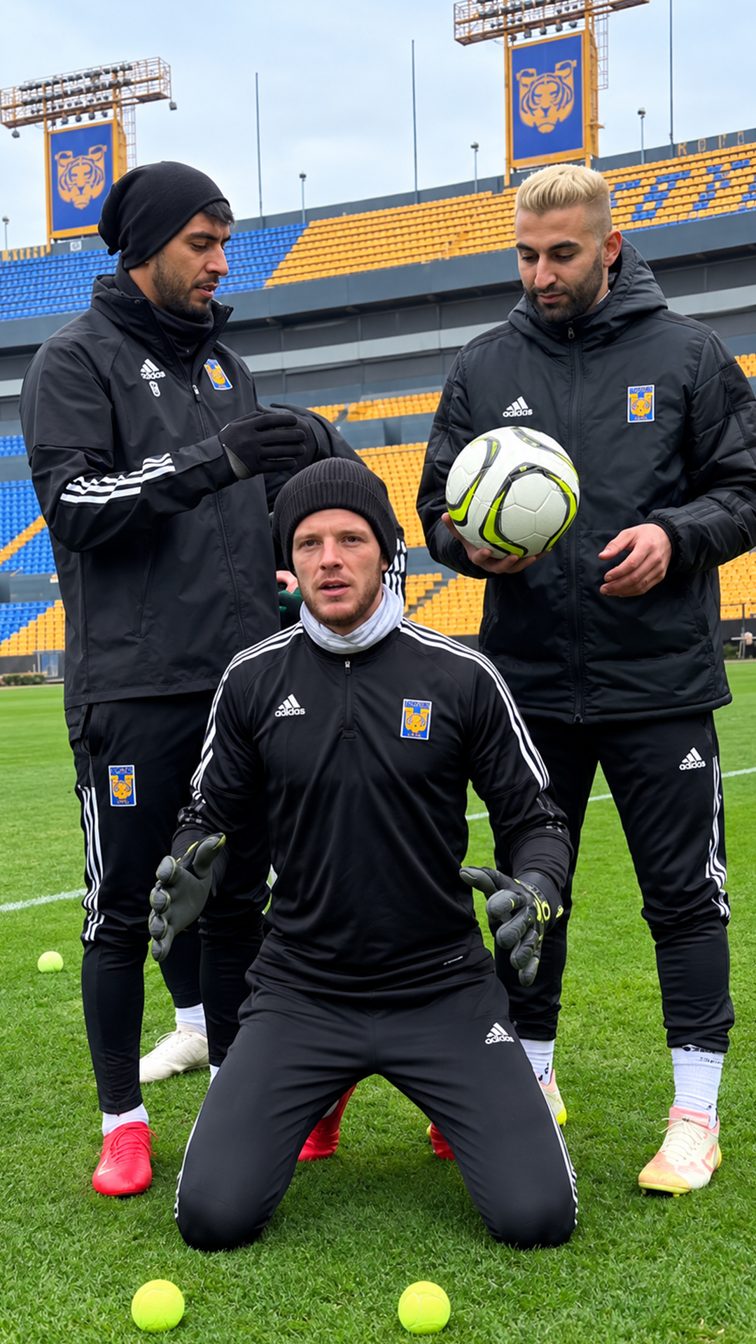 I ran a goalkeeper focus reaction test