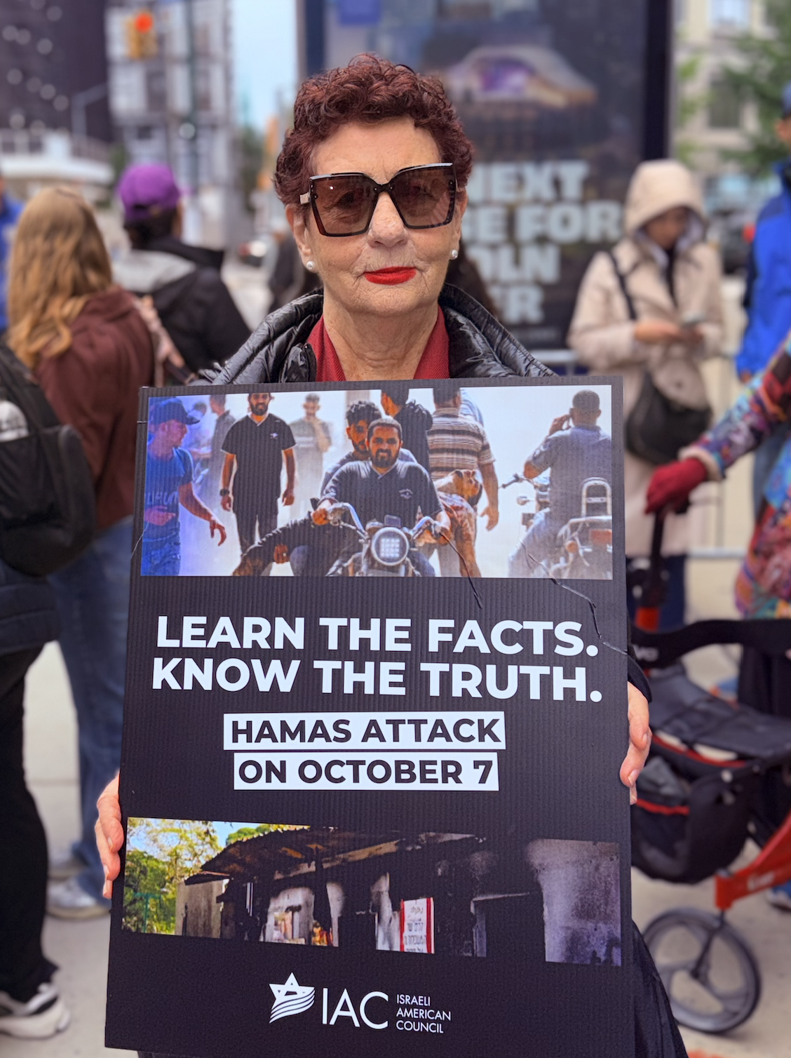 Israeli Americans protest 'NAZA' premiere in New York