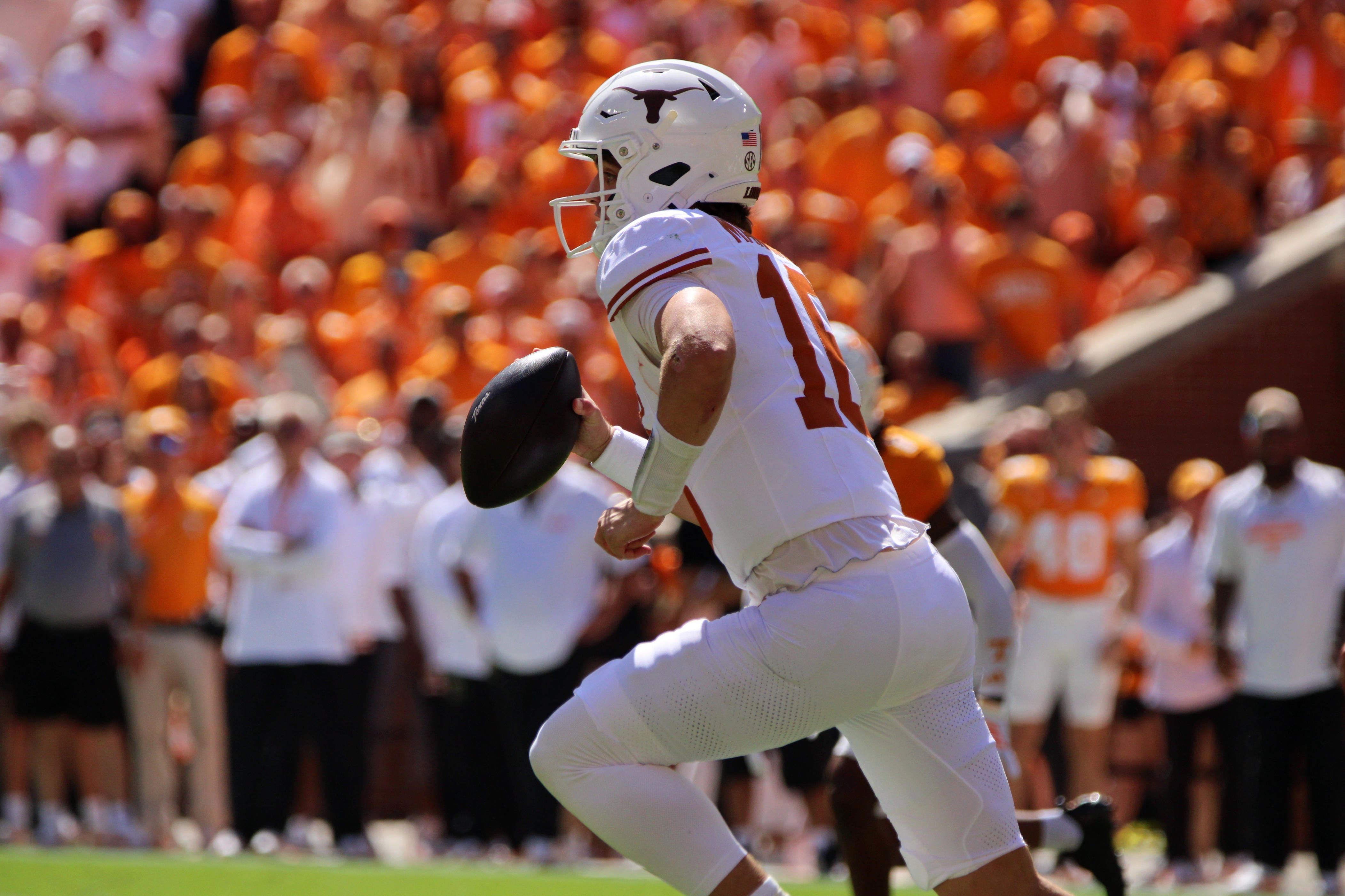 Arch Manning discusses close wins against Tennessee, Ohio State