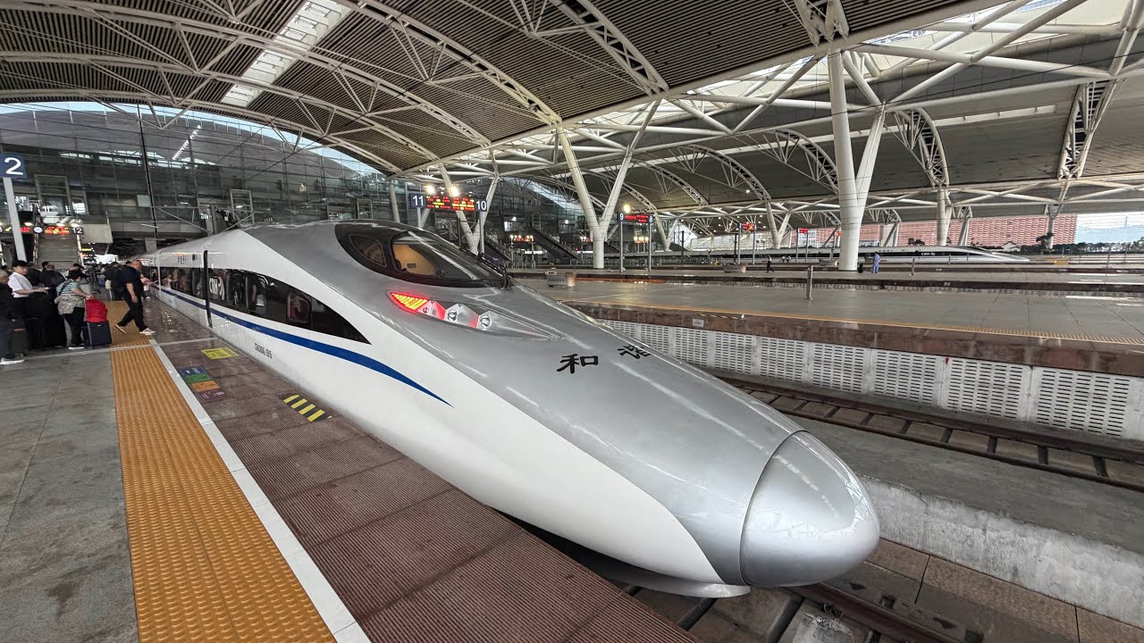 Guangzhou to Chongqing China high speed train travel 2026