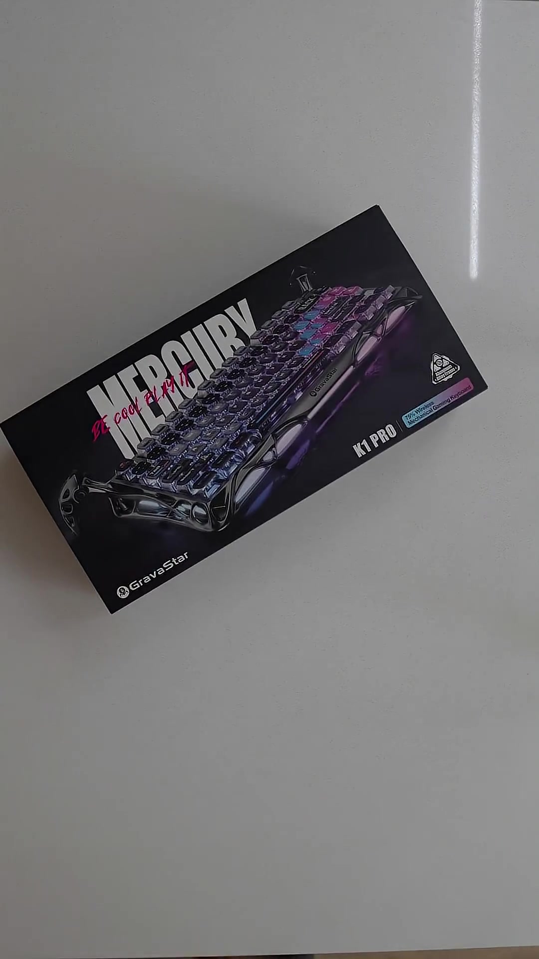 Unboxing the GravaStar Mercury K1 Pro gaming keyboard!