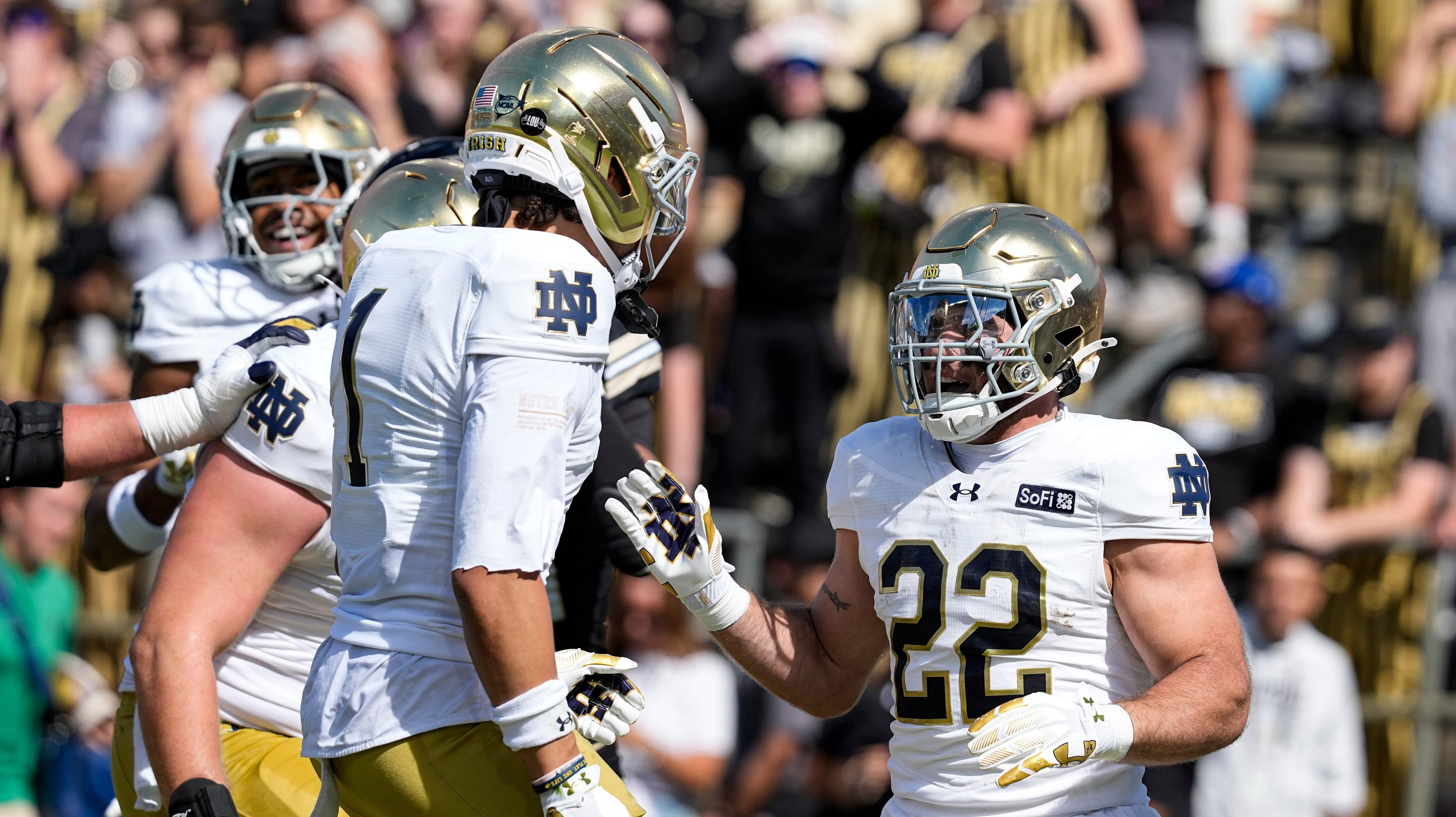 No. 3 Notre Dame routs rival Purdue 49-10