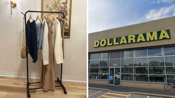 Un porte-vêtements mobile à 5 $ chez Dollarama : je l'ai acheté pour le ...