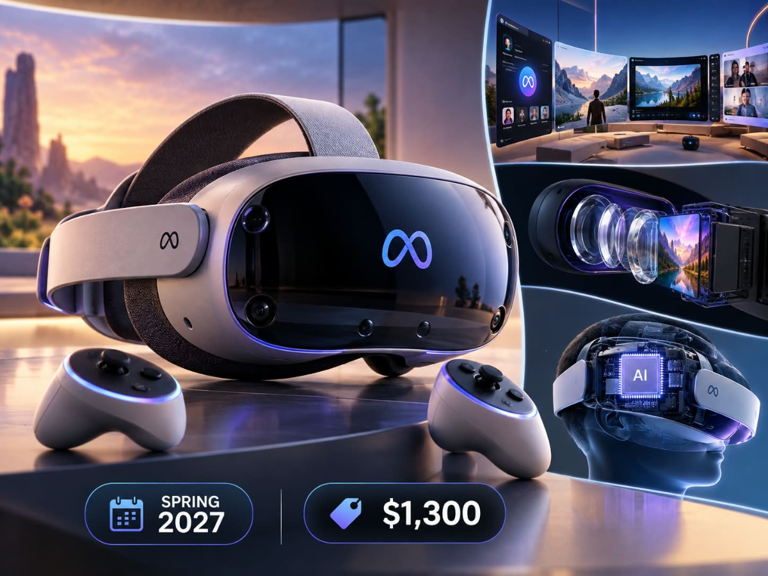 New Meta VR glasses: Spring 2027 launch set for $1,300 - check expected ...
