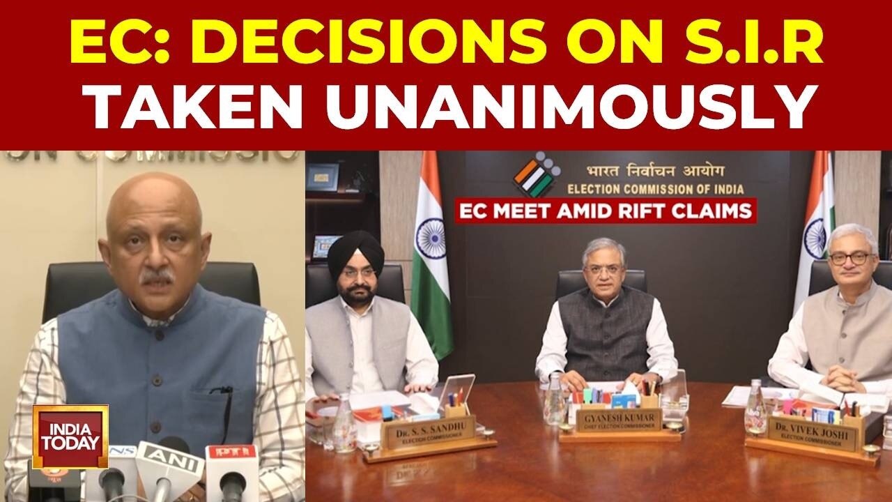 CEC and ECs project united front, clarify SIR decisions unanimous amid ...