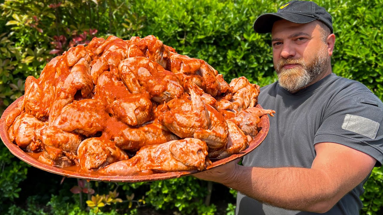 Secret marinade for delicious quail - outdoor cooking