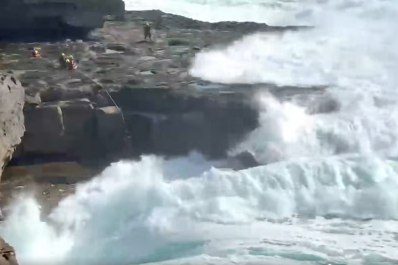 Watch: Rescue heli winches casualty to safety off west coast cliffs in ...