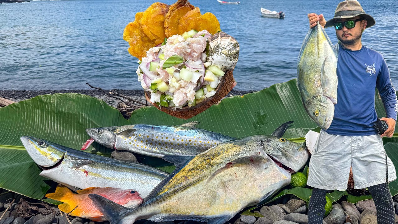 Delicious catch and cook in Panama!