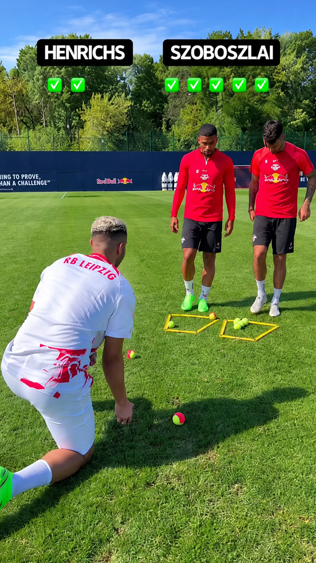 Testing pro footballers’ first-touch accuracy