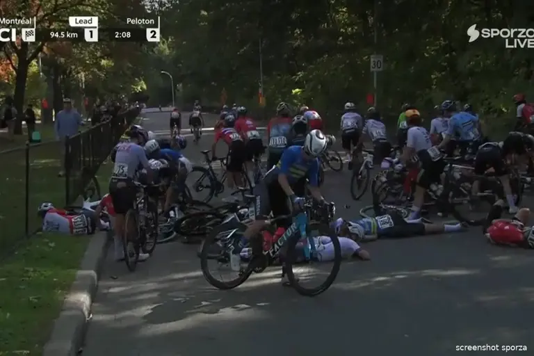 Four brain haemorrhages and a broken pelvis; World Championship crash ...