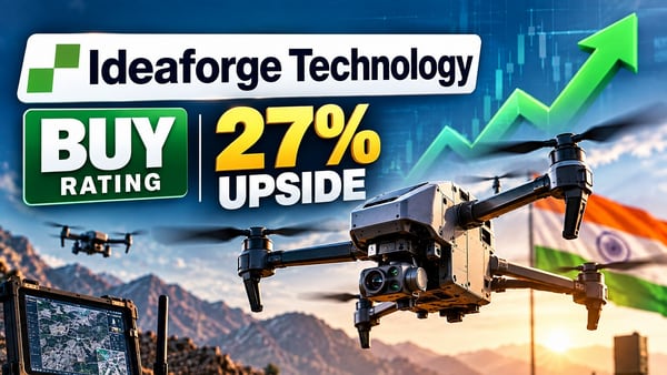 Drone stock ideaForge gets buy rating; Ashika sees 27% upside - check ...