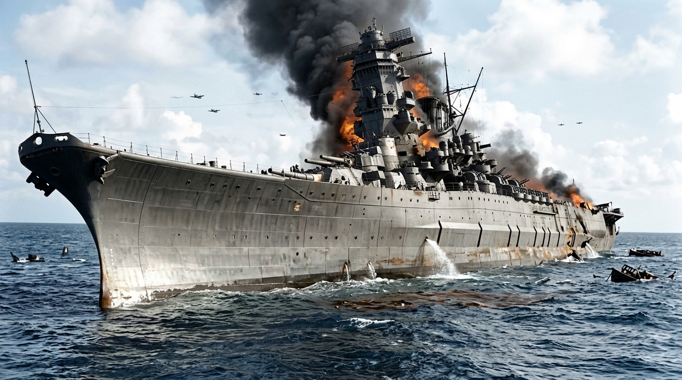 The Yamato's one-way mission to Okinawa