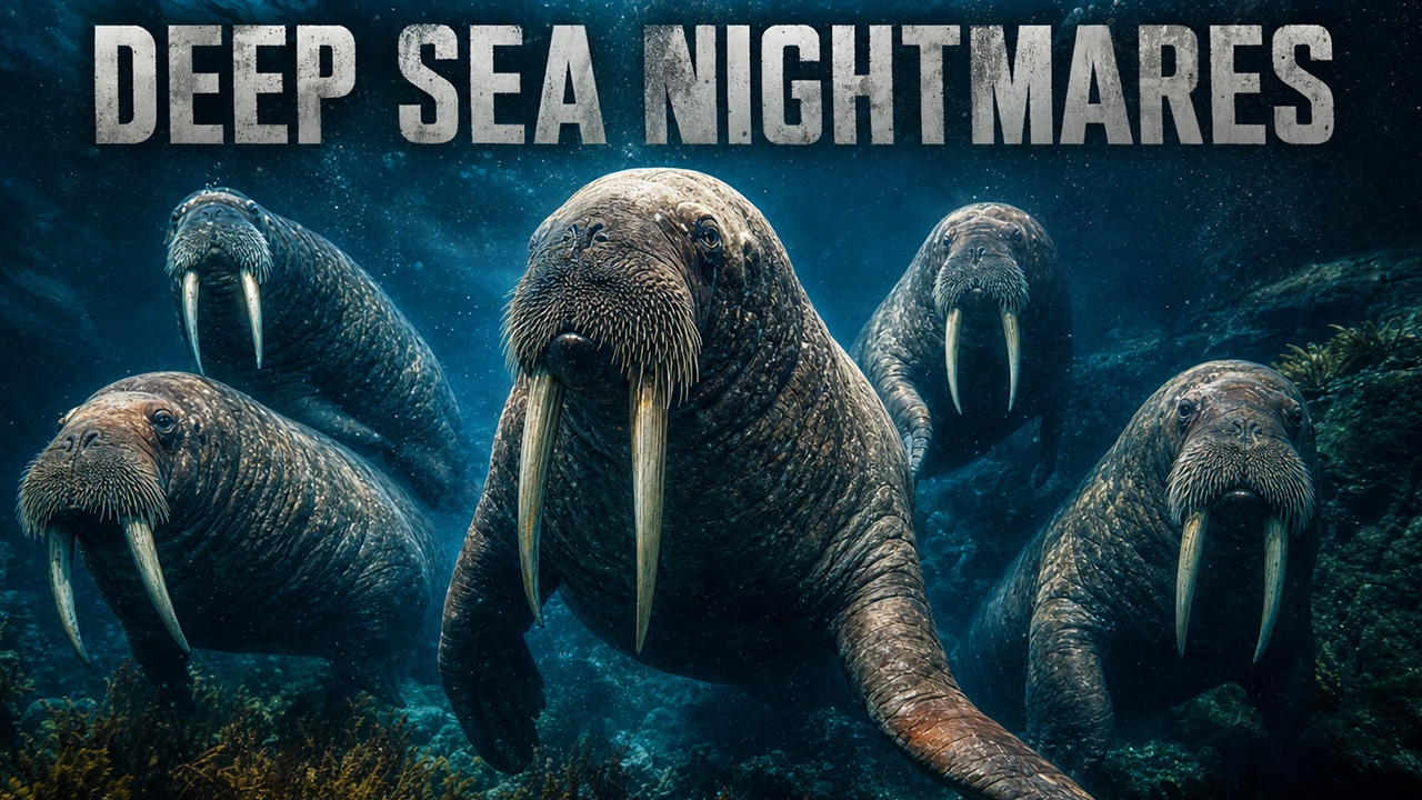 Walruses look cuddly, they're actually terrifying