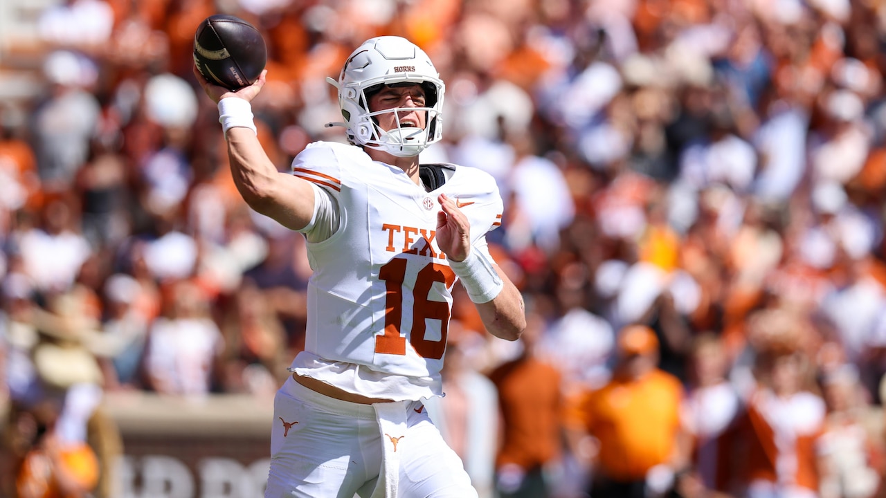 Arch Manning underwhelms, box score stats, highlights, draft stock from ...