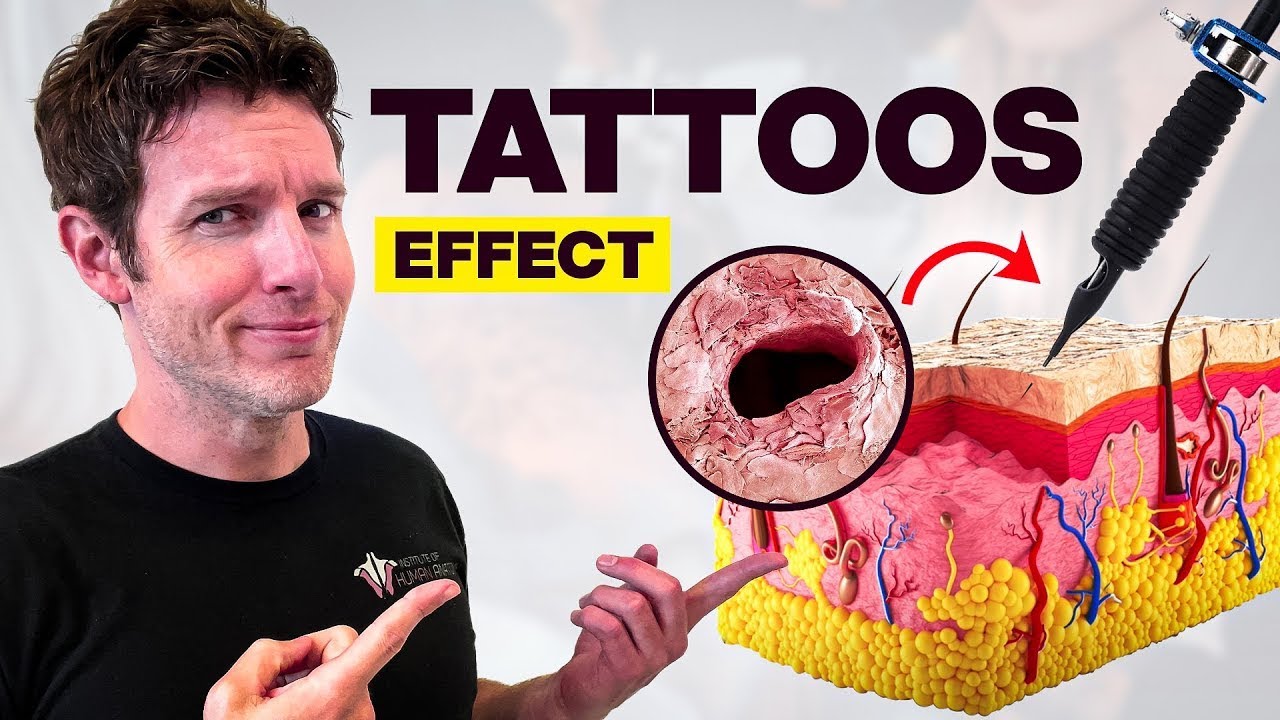 What tattoos do to the skin