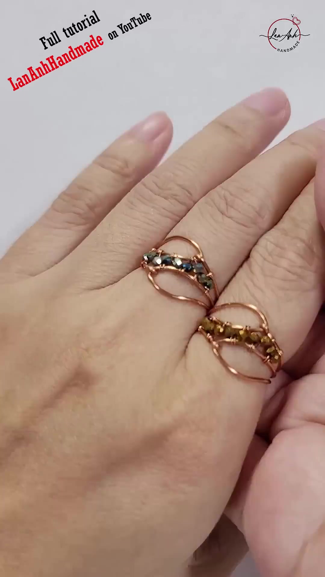 Simple rings - Free tutorial video link above the title #shortsvideo # ...