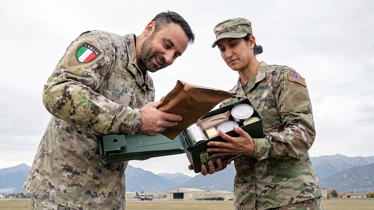 Why do US Army soldiers trade their military food rations?