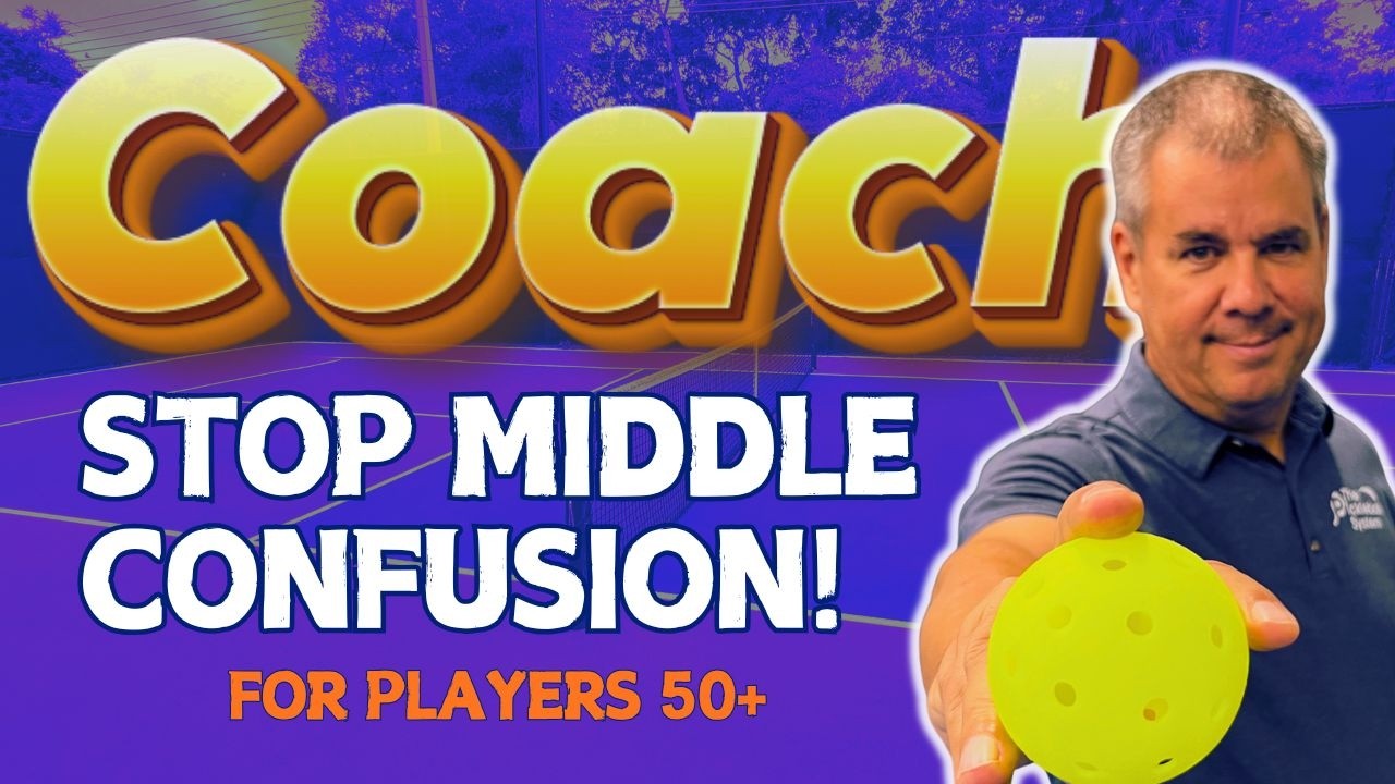 Middle 4th shot - who hits it? A simple solution (50+ pickleball ...