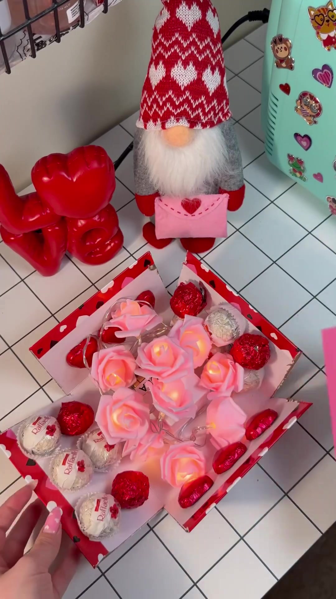 DIY Valentine’s Day gift box ASMR | Easy & aesthetic surprise💗💖💗