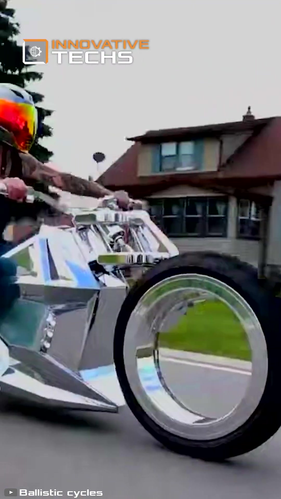 This futuristic hubless electric motorcycle looks straight out of sci-fi!