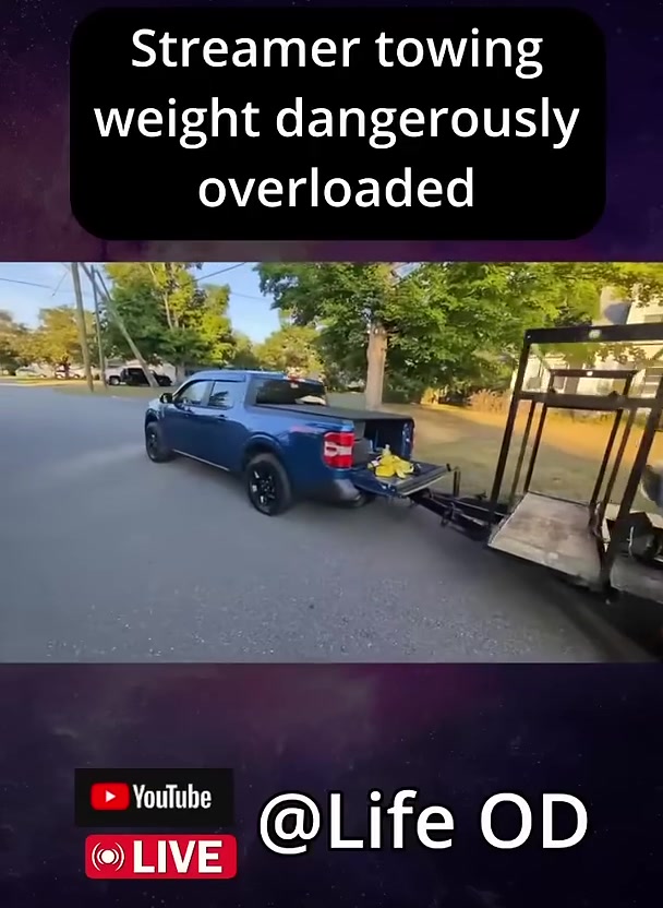 Towing significantly overweight