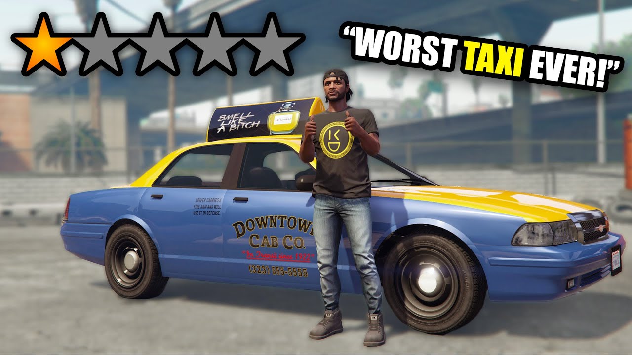 Becoming a taxi driver! | GTA 5 thug life #515