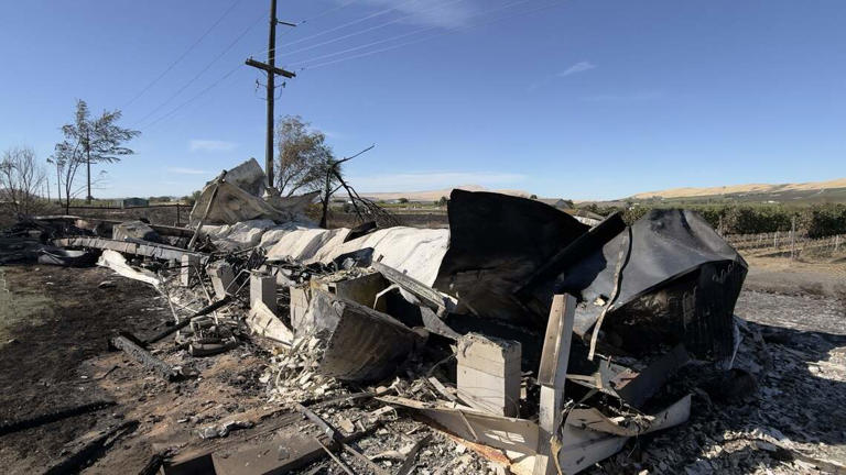 Power line arcing blamed for devastating wildfire near Benton City