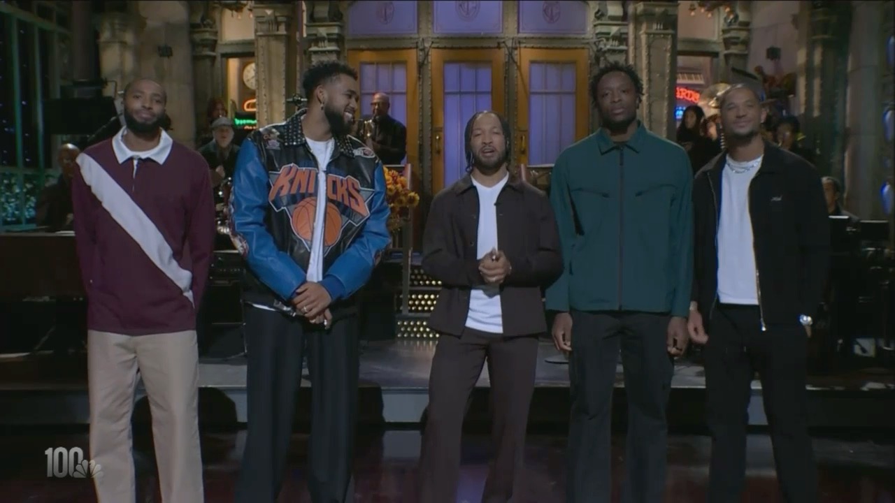 Jalen Brunson 'SNL' monologue: Knicks starting 5 roast each other