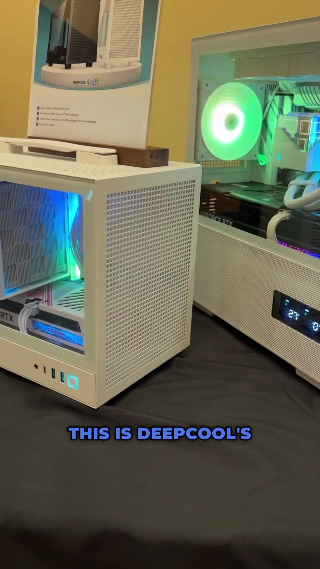 The new DeepCool CH160 small form factor case!