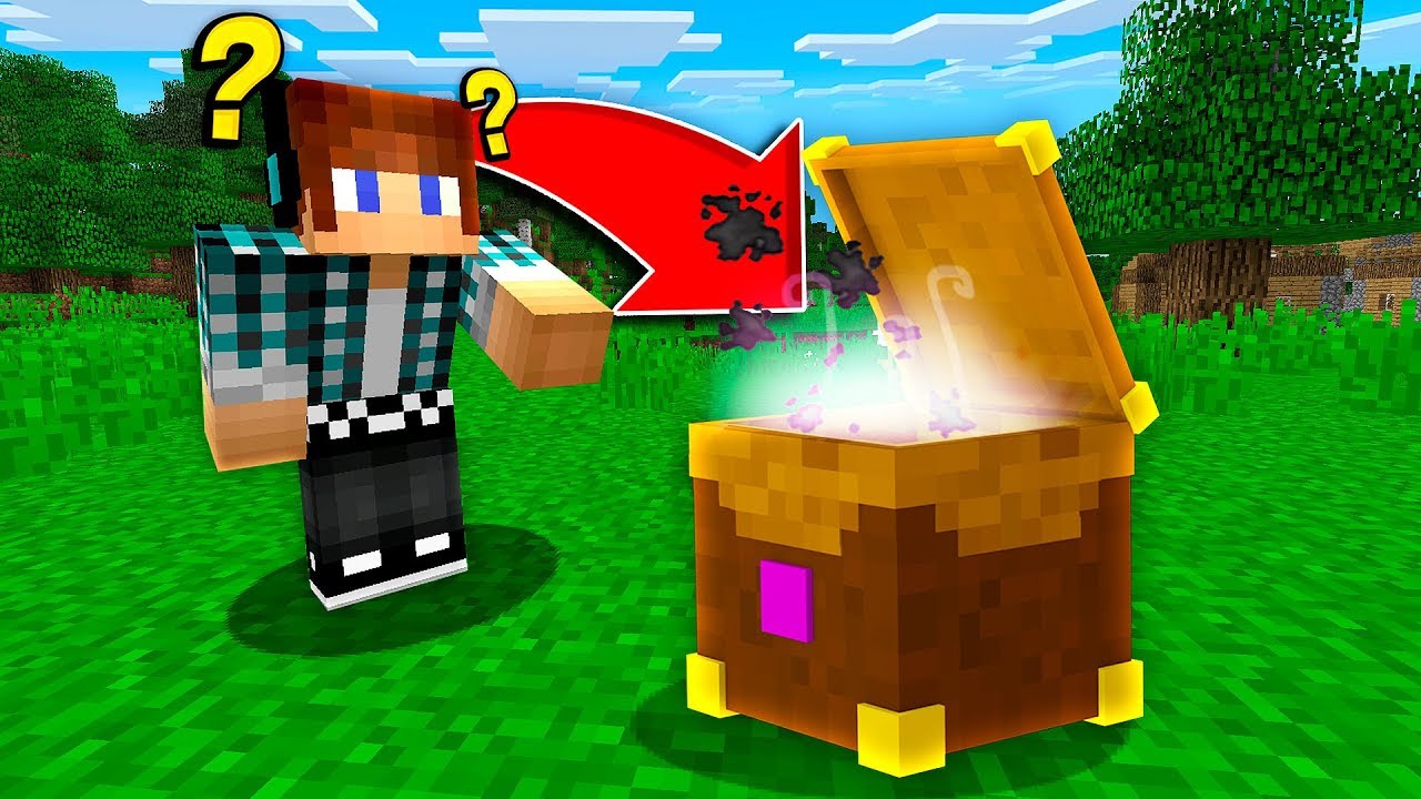 Abrindo caixa misteriosa no Minecraft! - Minecraft mod