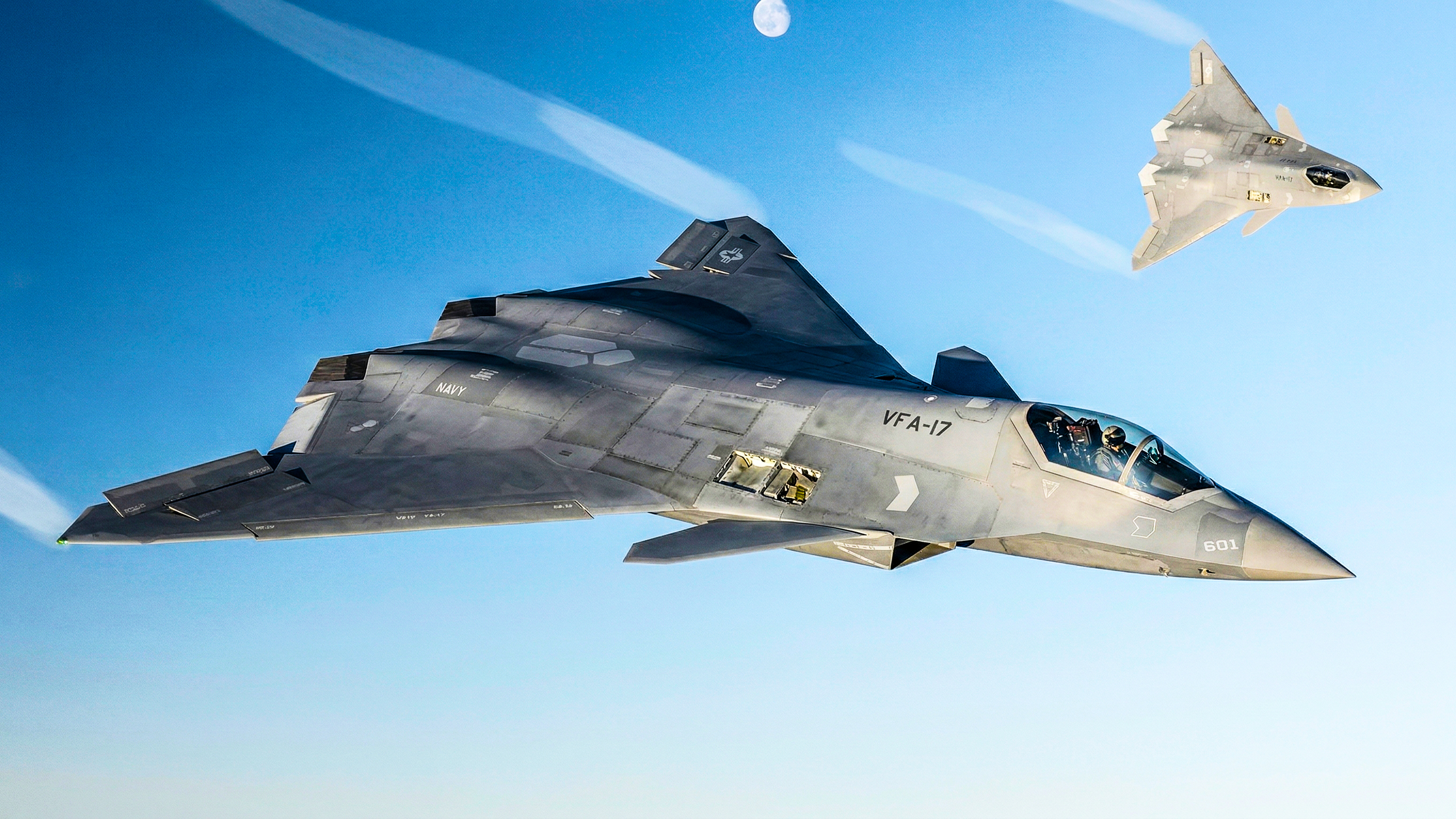 The US had already flown a full-scale sixth-generation jet