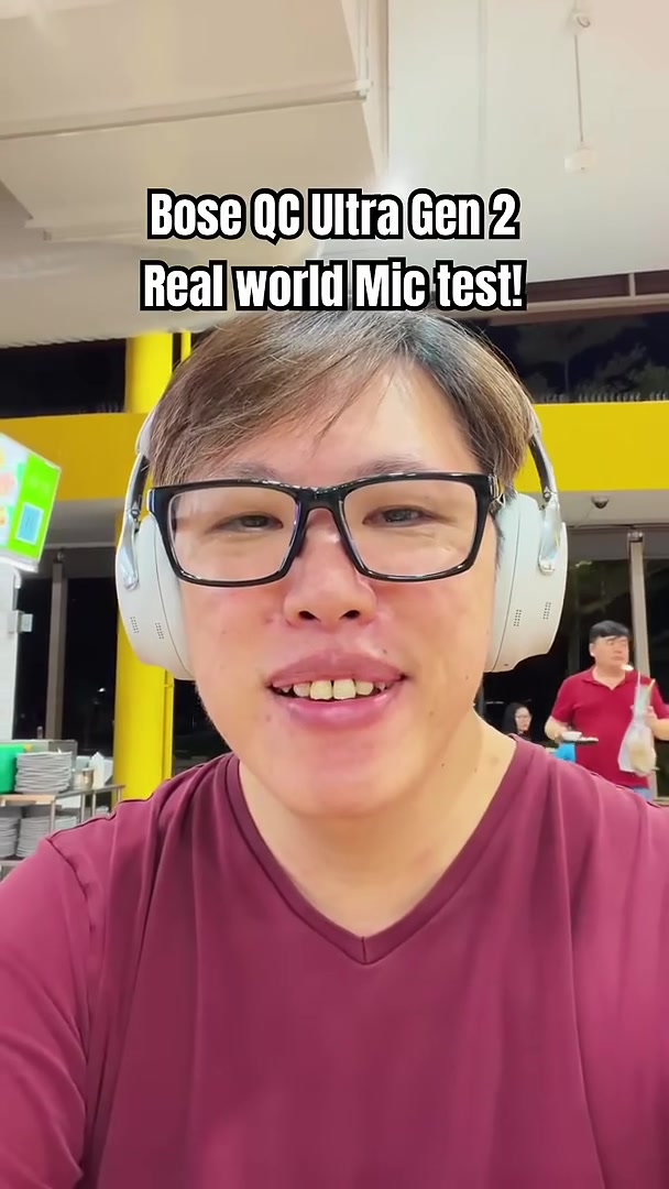 Bose QC Ultra Gen 2 headphones real world mic test! 🔥
