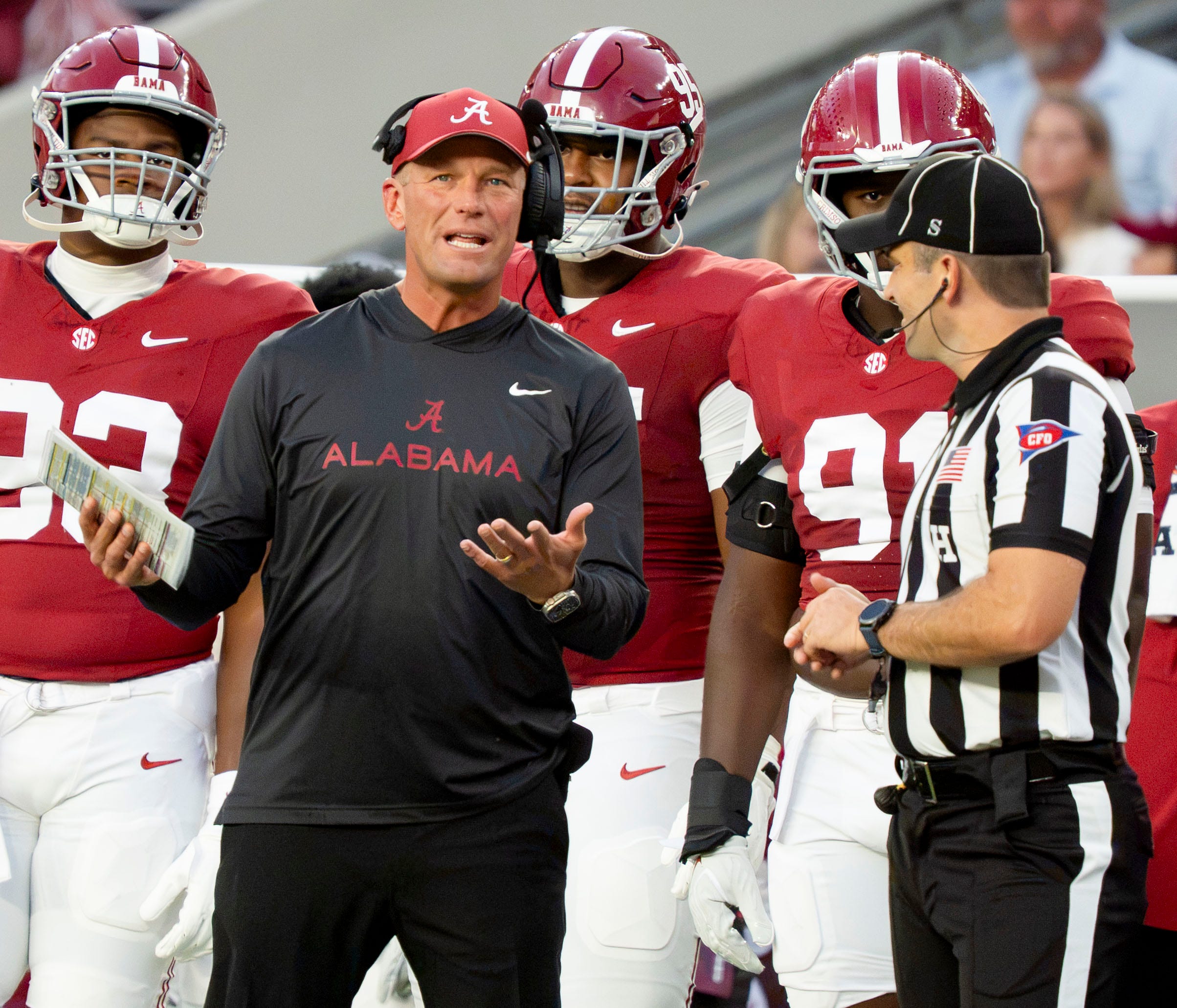 Kalen DeBoer on Alabama vs Georgia weather: 'I haven't heard anything ...