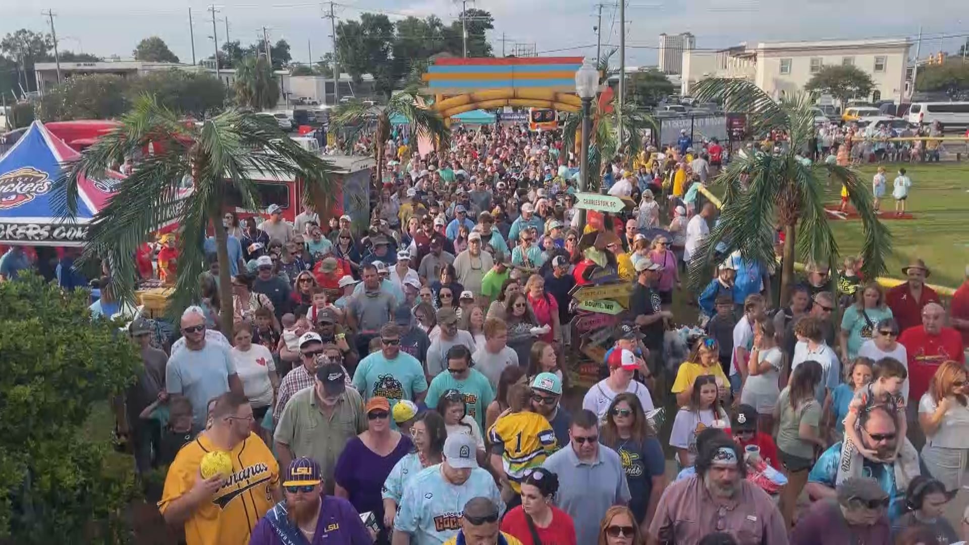 Fans pack Keesler Federal Park for night two of Banana Ball